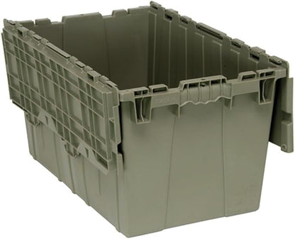 Storage Bins with Lids Heavy Duty Stackable Storage Box - size: 24" x 20" x 12"