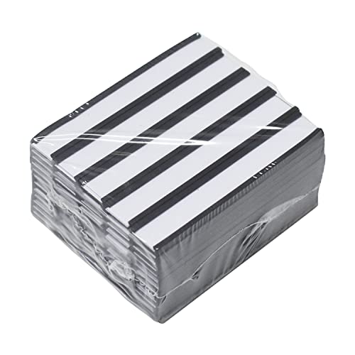 C Channel Magentic Label Holders 0.5x3 Inch with Paper Inserts and Clear Plastic Protectors,Magnetic Data Card Holders File Cabinet Labels,Pack of 50 - size: 0.5"x3"-50pcs
