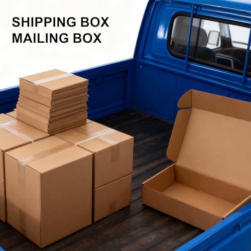 Brown mailer Boxes 9x6x2, 20 Pack Shipping Boxes for Small Business & Gifts - color: Brown, size: 9x6x2''