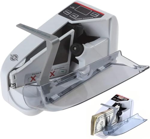 Money Counter Machine ELROTONEG V30, Cash Counter with UV lamp, Portable Bill Counting Machine 600 banknotes/min
