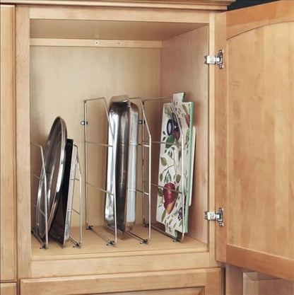 Rev-A-Shelf 12" Bakeware and Tray Divider for Wall/Base Cabinets, 2 Pack - size: 2 Pack, 12" H