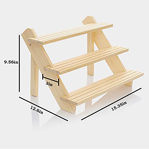 2pcs Display Riser, Earring Display Stands,Organizer For Vendor(3tier) - color: 3tier