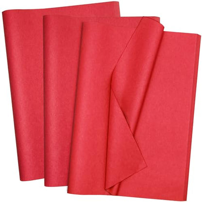 Jkopsnr 100 Sheets Red Tissue Paper 20x14 Inches - color: Red, size: 14x20