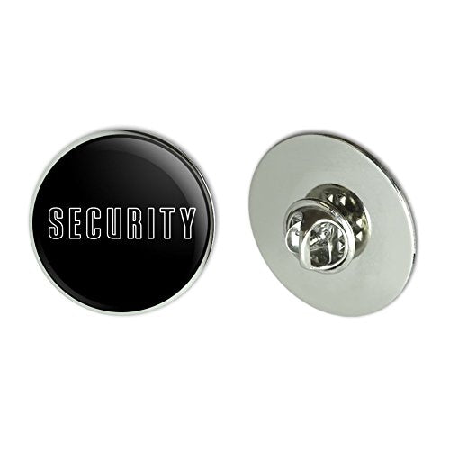 Security Metal 1.1" Tie Tack Hat Lapel Pin Pinback