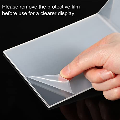Yulejo 24 Pack Acrylic Sign Holder, Clear Plastic Table Display, 4 x 6In - size: 4 x 6 Inches