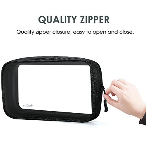 ProCase Gadgets Bag Pouch Electronics Accessories Organizer Travel Gear Storage Case Bag for Hard Drive Mouse USB Cables Power Bank Charger Power Adapter Cord Plug