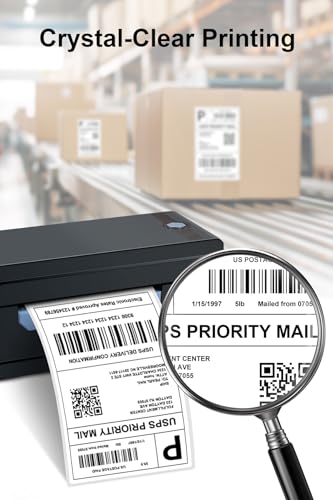 4x6 Thermal Labels - All-Purpose Label Stickers, White, Shipping Stickers for Thermal Printers (2000 Labels) - size: 2000 Labels