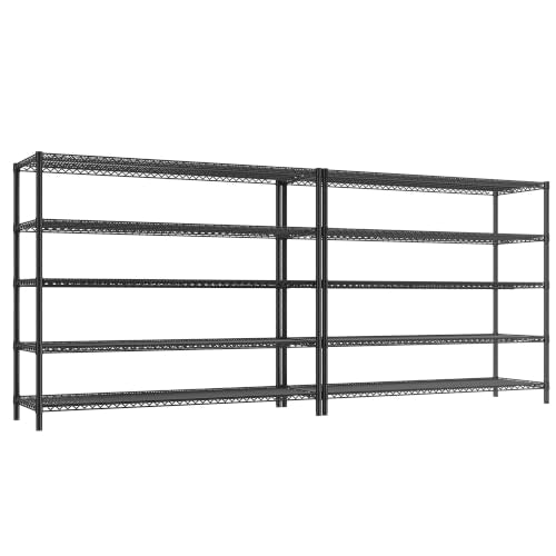 REIBII Storage Shelves, 3200LBS Heavy Duty&Adjustable Height for Garage - size: 2 SET-55.5" W X 18''D X 71" H