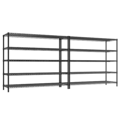 REIBII Storage Shelves, 3200LBS Heavy Duty&Adjustable Height for Garage - size: 2 SET-55.5" W X 18''D X 71" H