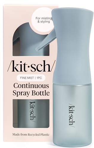 Kitsch Continuous Spray Bottle for Hair – Haze Blue, 150ml - color: Haze Blue