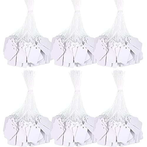 Outus 500 Pcs Price Tags String White