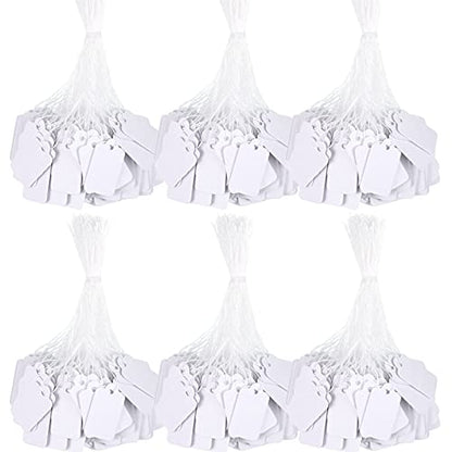 Outus 500 Pcs Price Tags String White