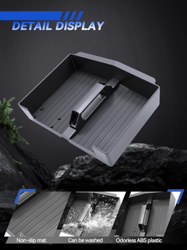 for Odyssey Center Console Organizer 2018-2024 2025 2026 Odyssey Accessories Armrest Tray Middle Storage Box Insert Container Durable ABS Plastic (NOT FOR LX) - size: for 2018-2026 Odyssey