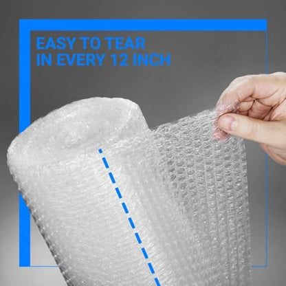 Bubble Cushioning Wrap Pacific Mailer 5/16 Inch x 17 Inch x 72Feet Total [2 Rolls of 36 Feet] Bubble Cushioning Wrap for Packing Moving Supplies Perforated Every 12" - size: 2 Rolls of 17in x 5/16in x 36ft (Total 72ft)