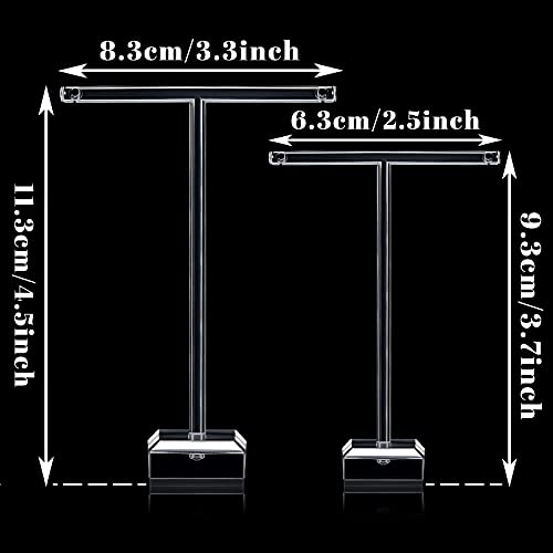 Jetec Acrylic Earrings Display Holder T Bar Earrings Stand Holder - color: Clear