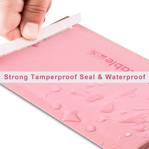 KTOB 6x10 100% Biodegradable Bubble Mailers - color: Pink, size: 6x10'' 25PCS
