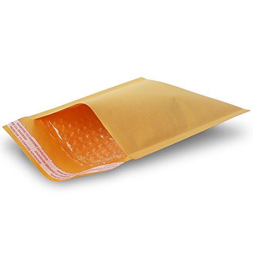 Fosmon 12x16-30 Pack #6 Kraft Bubble Mailer, Padded Shipping Envelopes for Book, Magazine, Documents - size: 30 Pack