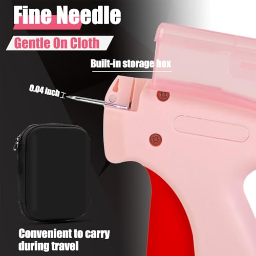 BLEDS Pink Stitch Gun for Clothes Quick Clothing Fixer Hemming Sewing Tool