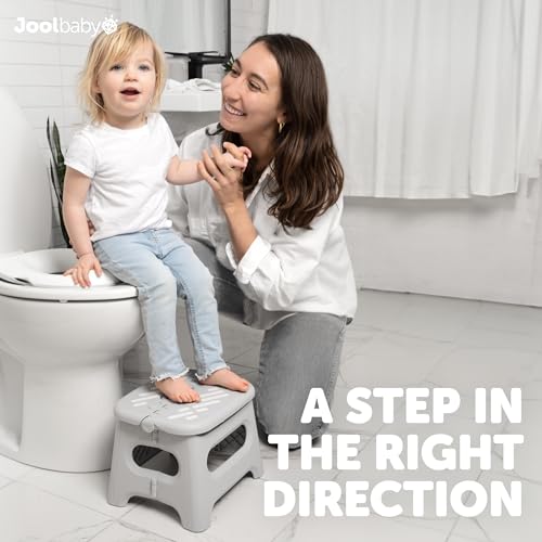 Jool Baby Folding Step Stool for Potty Training - Lock Prevents Pinching
