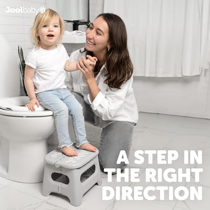 Jool Baby Folding Step Stool for Potty Training - Lock Prevents Pinching