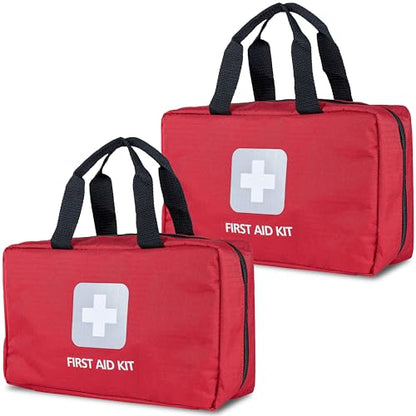Thrive First Aid Kit Multipack, 291 Pieces, Hospital Grade - style: 2 Pack - 291 Piece - Red