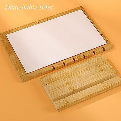 Necklace Display Stands for Selling Necklace Holder Set 3PCS Beige - color: Beige