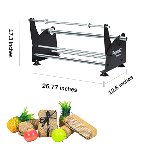 Honeycomb Packing Paper Roll Dispenser for Packaging, Improve Packing Efficiency, Kraft Wrapping Paper Holder Manual Machine for Small Business(Dispenser only)