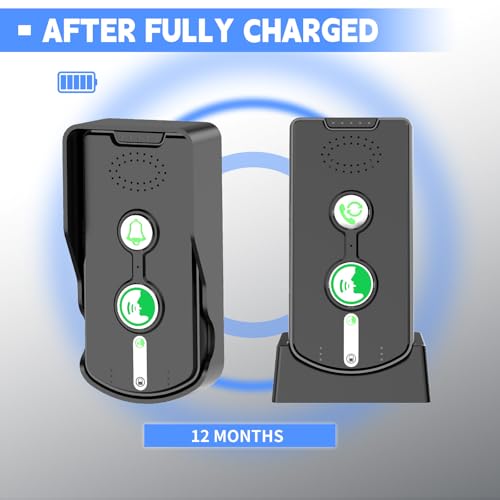SmartTail 2 Way Wireless Doorbell Intercom, 30 Days Long Standby, 2 Pack
