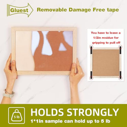 Heavy‑Duty Removable Double‑Sided Mounting Tape, Damage‑Free Foam Adhesive Strips for Home & Office Decor, 0.39IN×16.5FT - size: 0.39in x 16.5ft