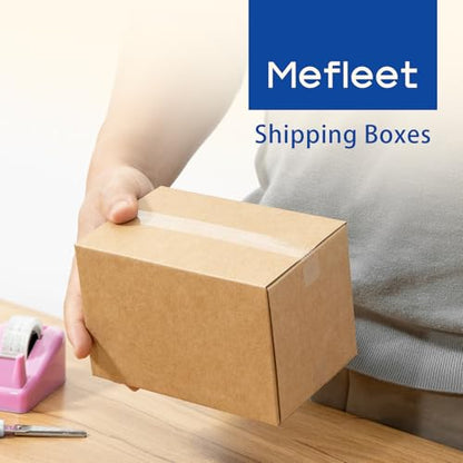 Mefleet 6x4x4" Shipping Boxes 50 Pack Small Corrugated Cardboard Box Brown - size: 6x4x4 inches (50 Pack)