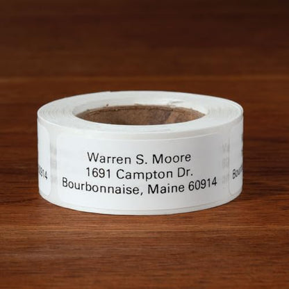 Custom Self-Stick Address Labels 200 - White - color: White