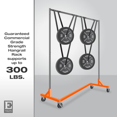 Econoco Economy Z-Rack, Collapsible, Orange, 64" L x 24" W x 70" H - color: Orange, style: Z Rack
