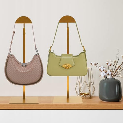 4 Pack Purse Display Stand,Gold Handbag Display Stand,Adjustable - color: Gold (Pack4)