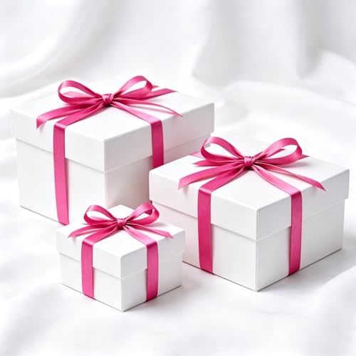 3/4 Inch Magenta Satin Ribbon 50 Yards Single Face Polyester - color: Magenta, size: 3/4 inch