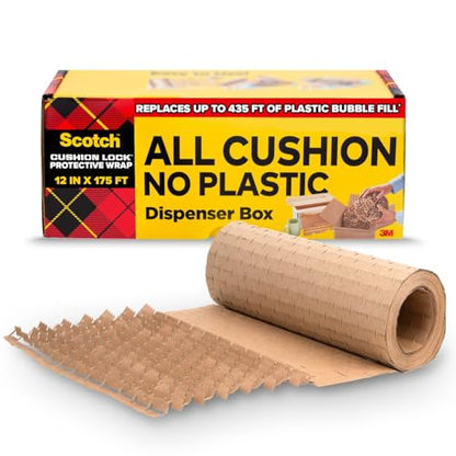 Scotch Cushion Lock Protective Wrap GC, 12 in x 175 ft (304 mm x 53.3 m)