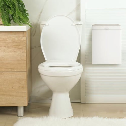 Tioncy 2 Pcs Sanitary Napkin Receptacle Wall Mounted,White - color: White