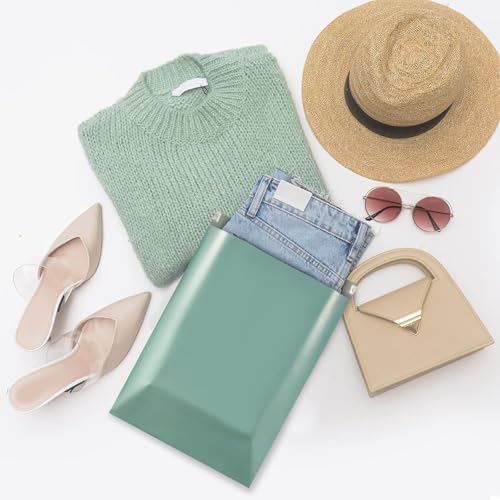 Metronic Poly Mailers 14.5x19 1000PC Large Shipping Bags for Small Business - color: Grayed Jade Green, size: 14.5x19 1000PC