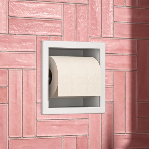 Toilet Paper Holder for Bathroom Renovation - color: White