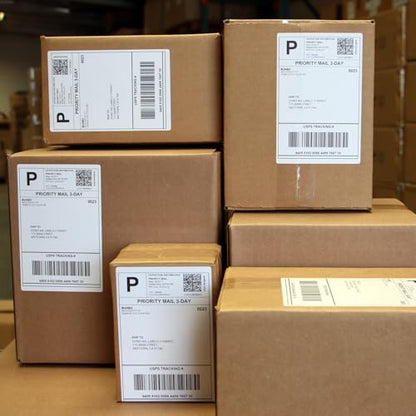 Buhbo Compatible DYMO LabelWriter 4XL Shipping Label 1744907, 4 x 6 inch - size: 8 Rolls