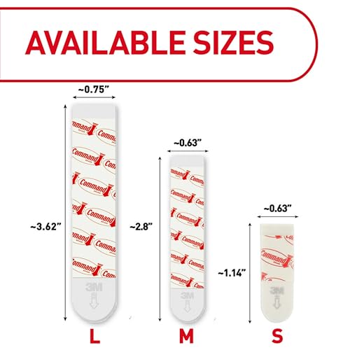 Command Indoor Large Replacement Strips, 20 Strips - size: 20 Strips