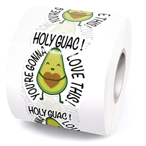Cute Avocado You're Gonna Love This Avocado Stickers, Small Business Online Retailers Handmade Mailbox Packaging Sticker, Happy Fresh Guacamole Thank You Stickers 500 PCS - style: You're Gonna Love This