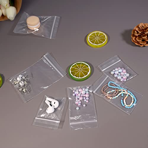 iMailer - 1000 Count - 3" x 4" Small Plastic Bags - Clear Reclosable Zip Bags 2 Mil with Lock Seal Zipper for Coins, Jewelry, Snacks, Treats, Seeds, Party Favors - size: 3" x 4"