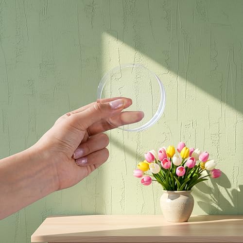 Remerry Acrylic Round Block Display, 8 Pcs, Mixed Sizes - size: Mixed Sizes