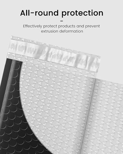 GSSUSA Black Bubble Mailers 6x10" 3000 Pack Padded Envelopes Self Seal - color: Black, size: 6x10 3000pc