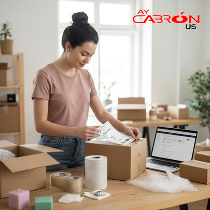 Ay Cabron™ Professional-Grade 4" x 6" Thermal Shipping Labels – Weather-Resistant Adhesive - Barcode & Address Compatible | 500 Labels per Roll - 4" x 6" (100 x 150 mm) - 1 ROLL = 500 Labels