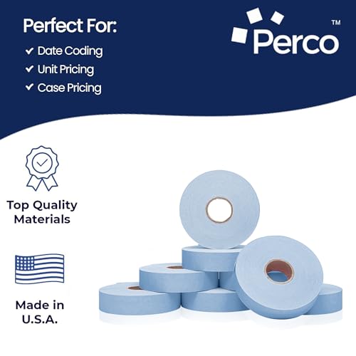 Pricing Labels for Monarch 1136 Blue - 14,000 Labels w/ 8 Rolls Value Pack, 1 Sleeve - Made in USA - color: Blue, size: 1 Sleeve