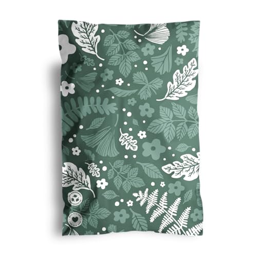 Poly Mailers 6x9-25 Pack Biodegradable Shipping Bags for Stationery and Small Accessories - Impack Self-Seal Waterproof Thick Mailing Envelope for Small Items - Emerald Evergreen - color: Emerald Evergreen, size: 6"x9" (25 pack)