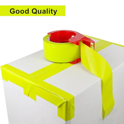 BOMEI PACK Light Yellow Heavy Duty Packing Tape 3 Rolls, 1.88 inches Wide, 55yds Length per roll, Light Yellow Refill Tape for Packaging and Shipping for Carton Sealing Tape - color: light yellow