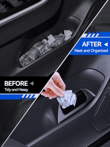 for RAV4 Trash Can 2019 2020 2021 2022 2023 2024 2025 Toyota RAV4 Accessories Trash Bin for Storage Garbage Can-Left Side - size: for 2019-2025 Toyota RAV4