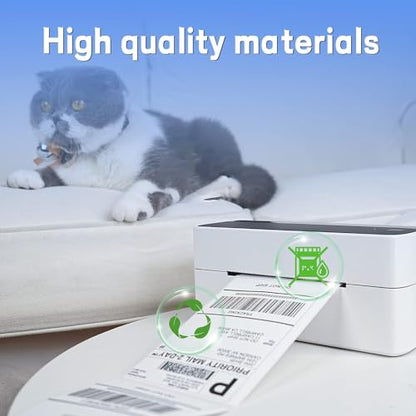 ASprink 4"x6" Thermal Shipping Address Labels - Thermal Labels 4"x6" for Label Printer - Address Label Paper Compatible with MUNBYN, Rollo, and Other Thermal Printer, 1 Pack(500 Roll/Pack) - size: 4*6*500